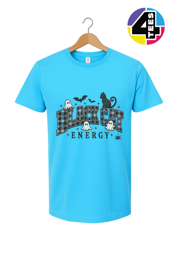 Black Cat Energy Tee