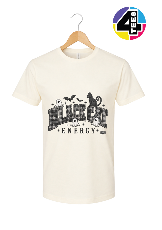 Black Cat Energy Tee
