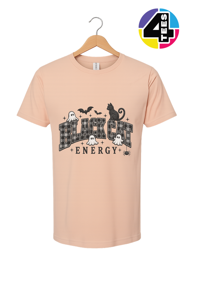 Black Cat Energy Tee
