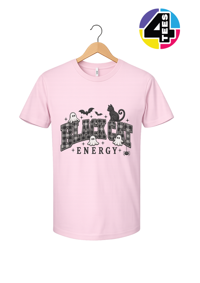 Black Cat Energy Tee
