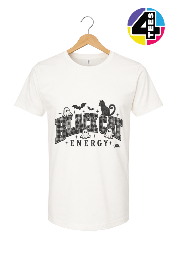 Black Cat Energy Tee
