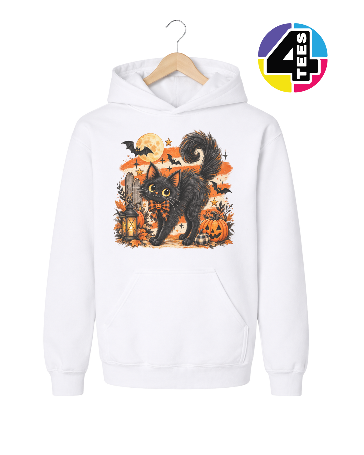 Midnight Pumpkin Prowler Youth Hoodie