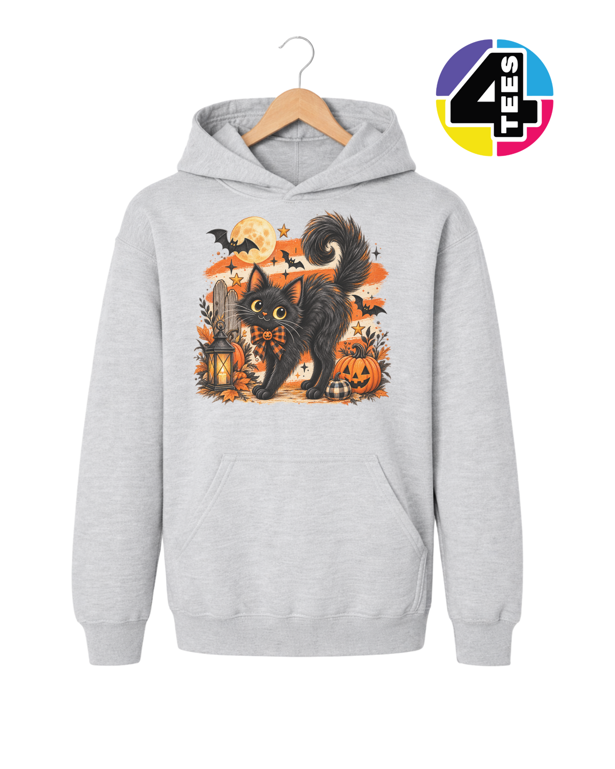 Midnight Pumpkin Prowler Youth Hoodie