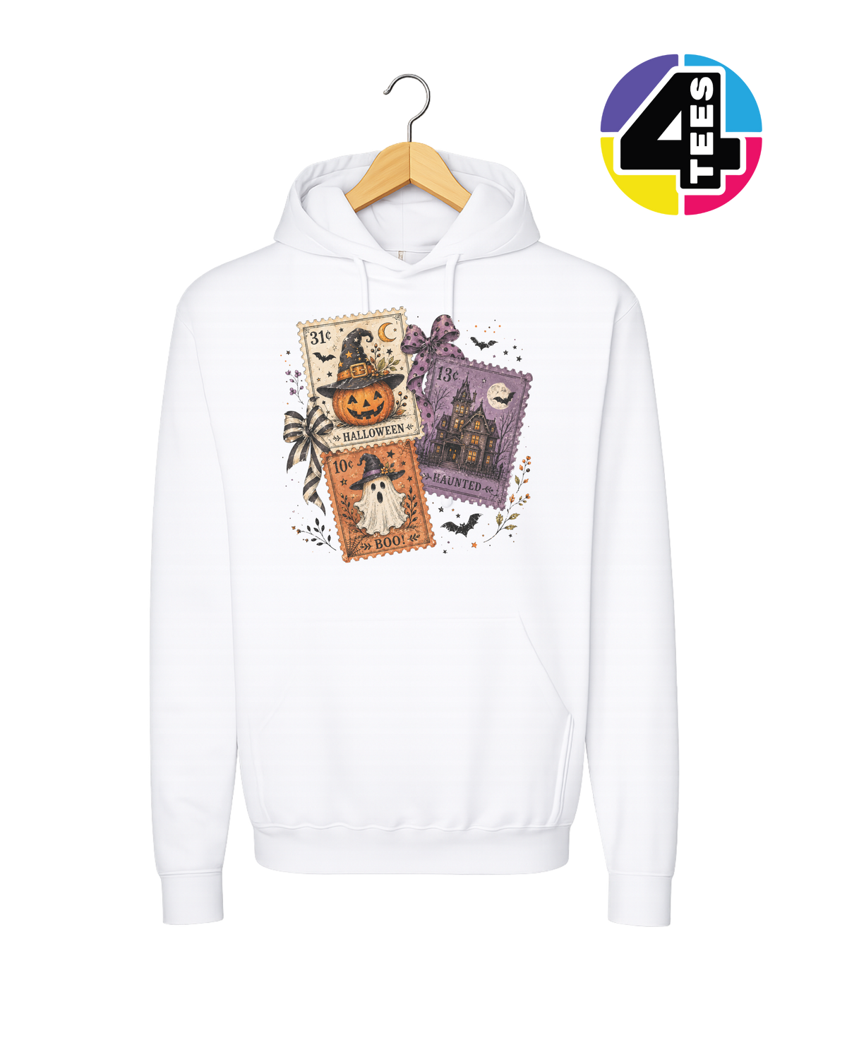 Halloween Haunt Postcards Hoodie