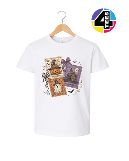 Halloween Haunt Postcards Youth Tee