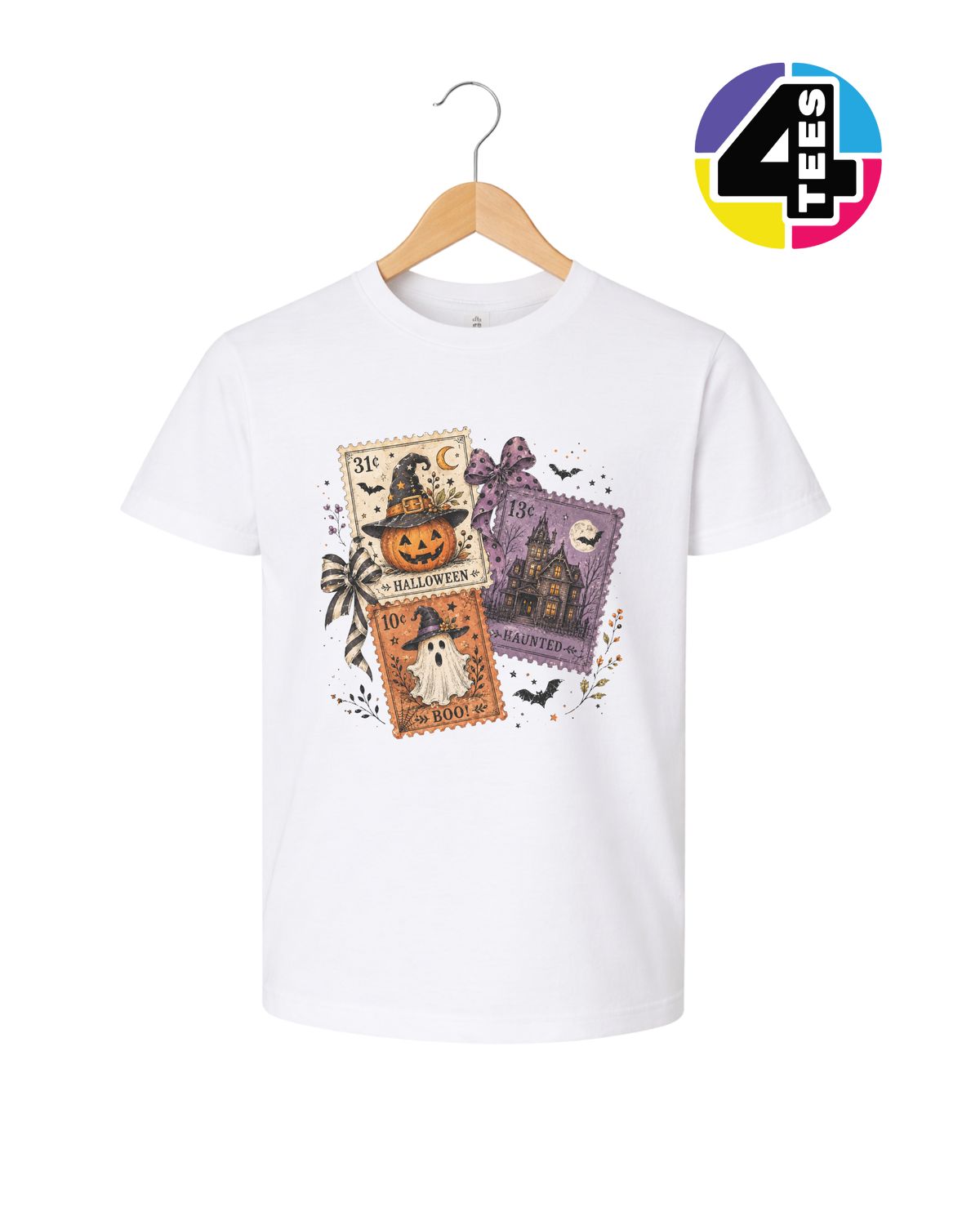 Halloween Haunt Postcards Youth Tee