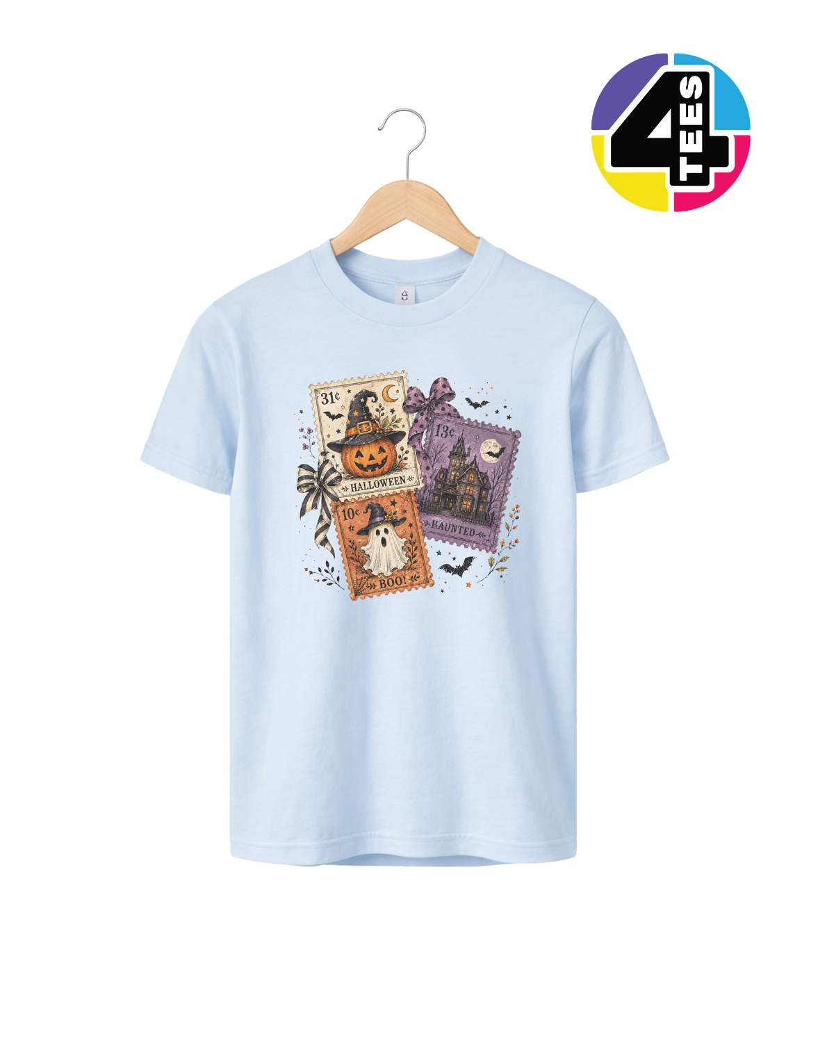 Halloween Haunt Postcards Youth Tee
