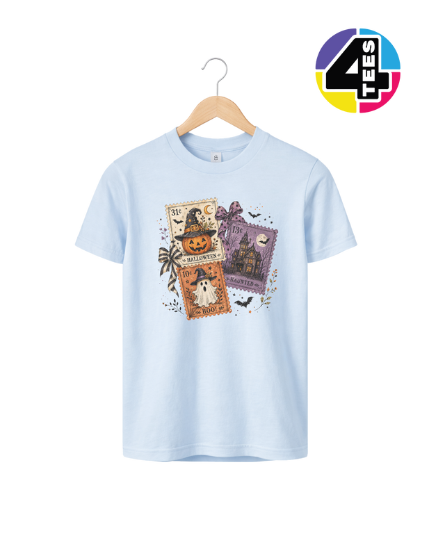 Halloween Haunt Postcards Youth Tee