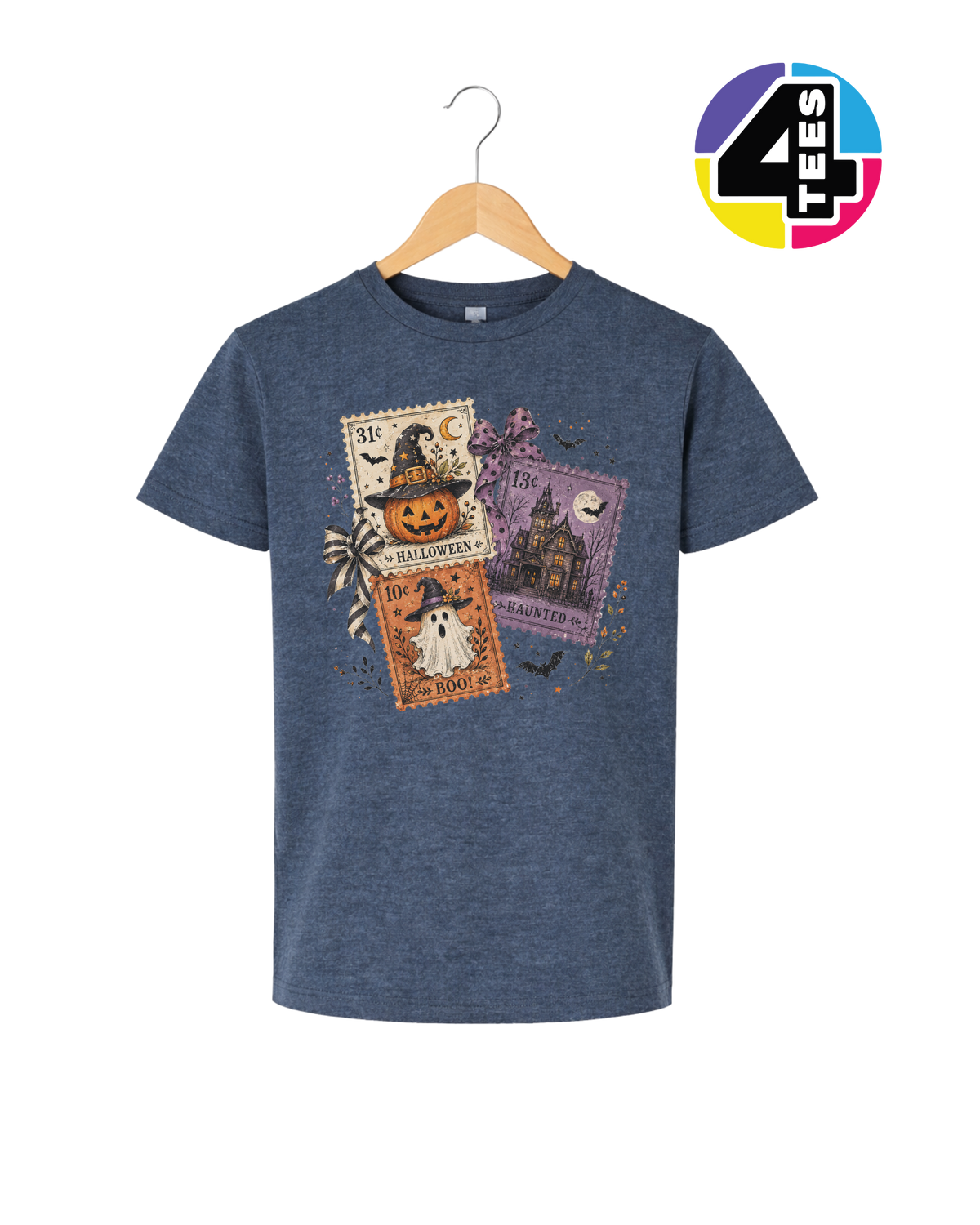 Halloween Haunt Postcards Youth Tee