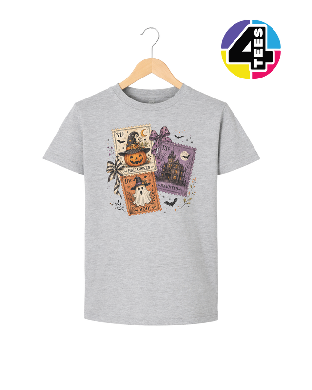 Halloween Haunt Postcards Youth Tee