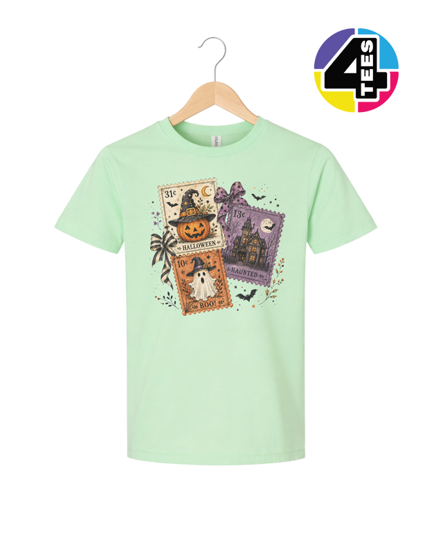 Halloween Haunt Postcards Youth Tee