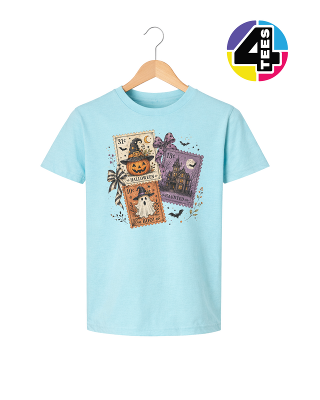 Halloween Haunt Postcards Youth Tee