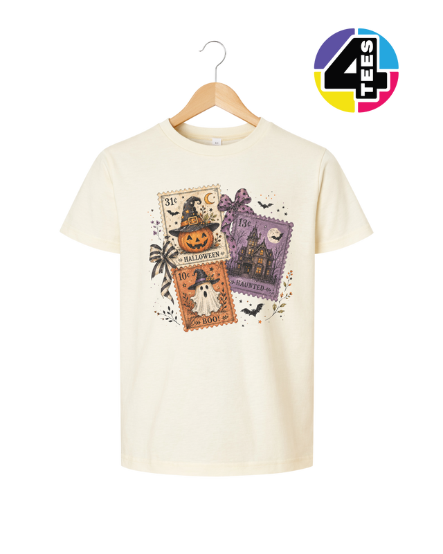 Halloween Haunt Postcards Youth Tee