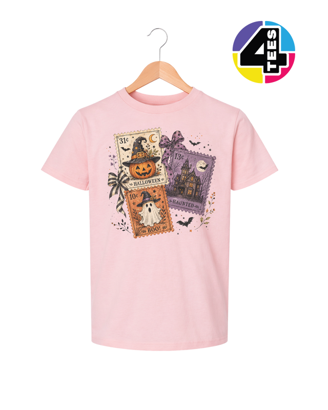 Halloween Haunt Postcards Youth Tee