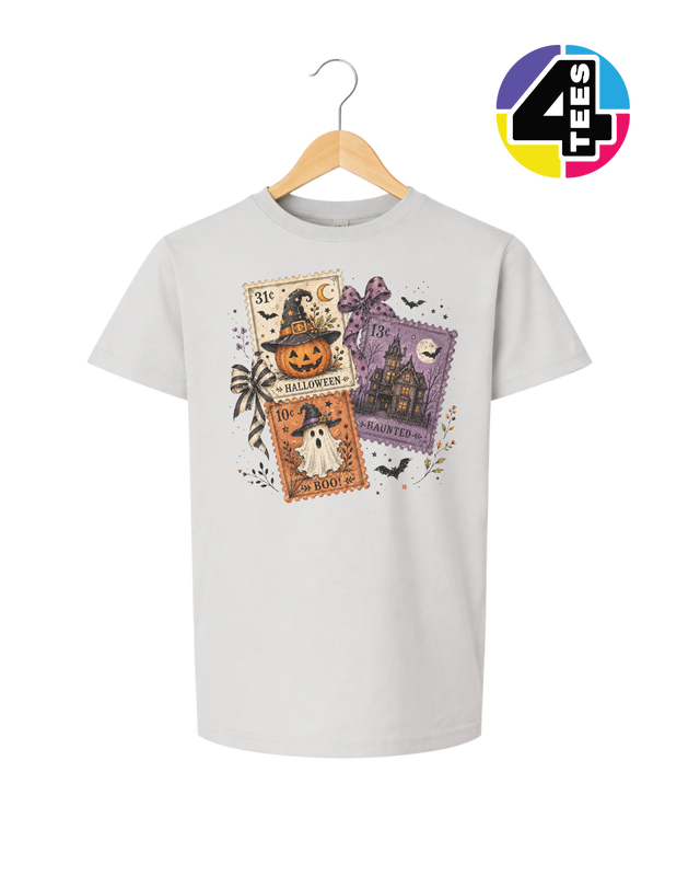 Halloween Haunt Postcards Youth Tee
