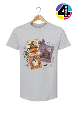 Halloween Haunt Postcards Tee