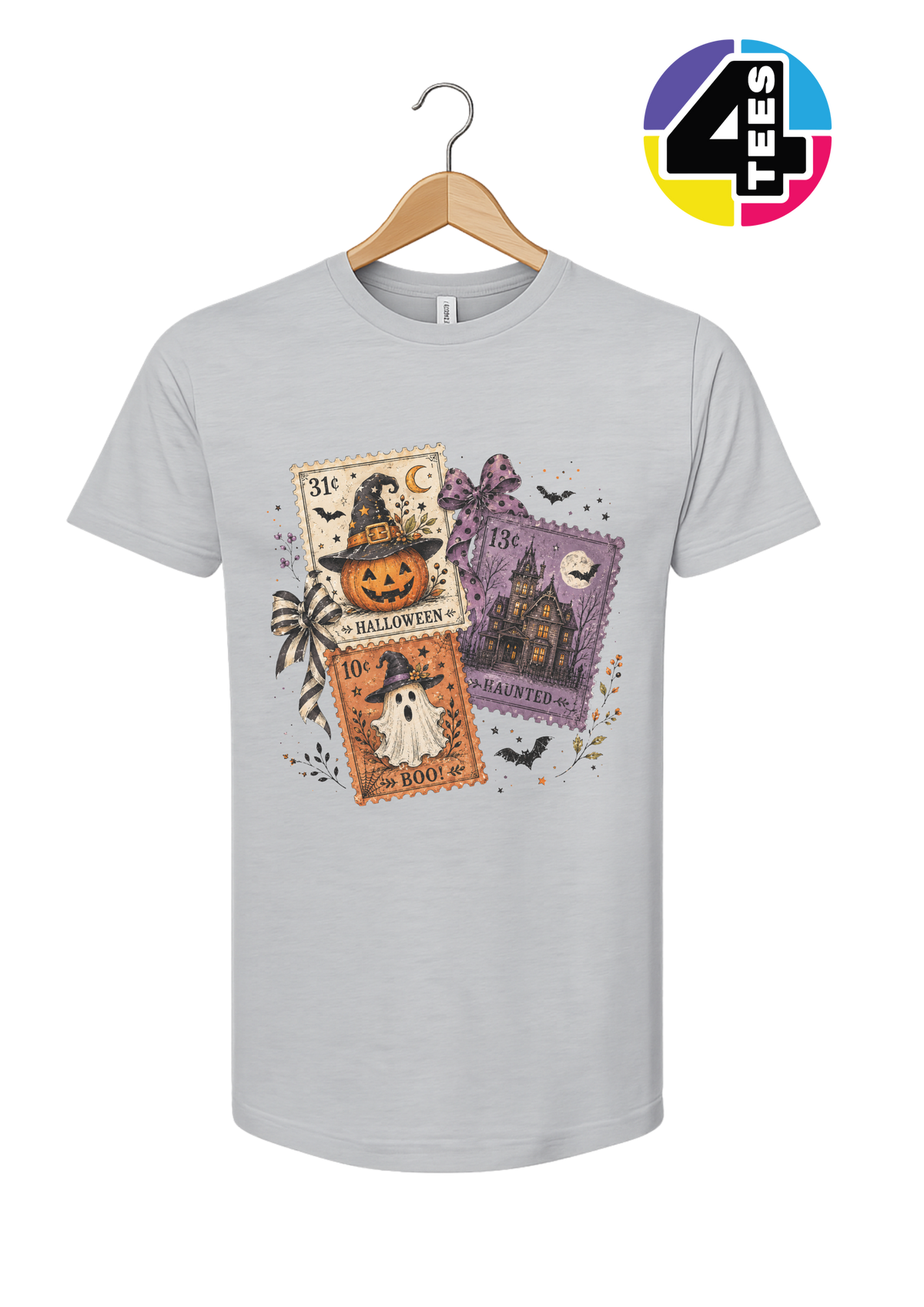 Halloween Haunt Postcards Tee