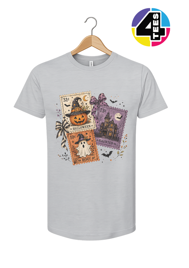 Halloween Haunt Postcards Tee