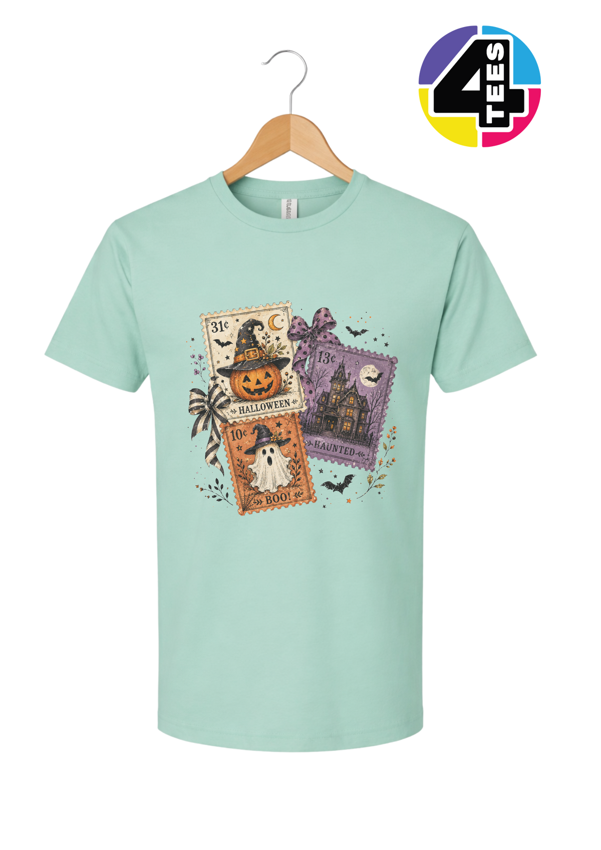 Halloween Haunt Postcards Tee