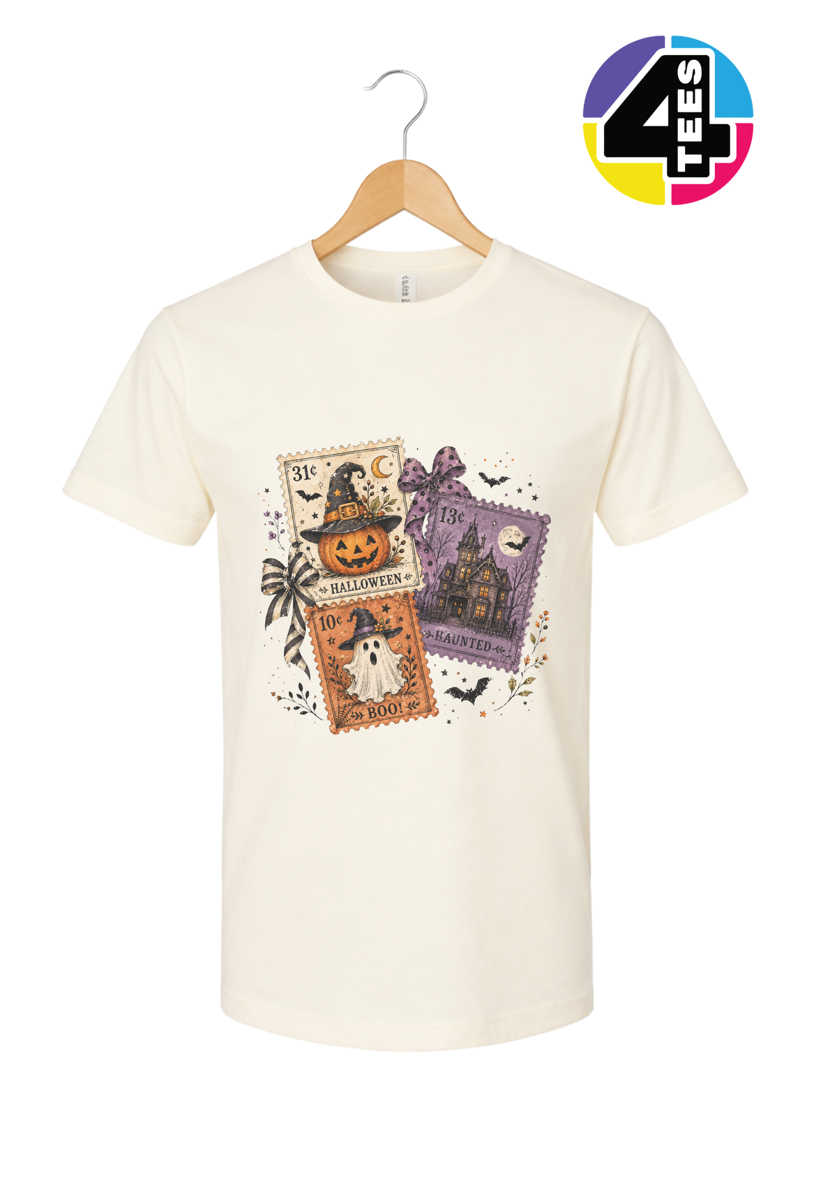 Halloween Haunt Postcards Tee