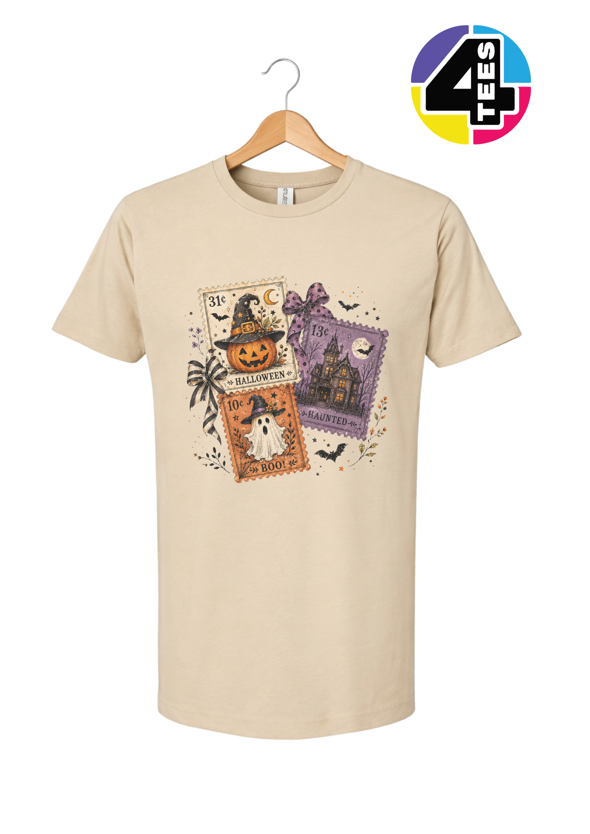 Halloween Haunt Postcards Tee
