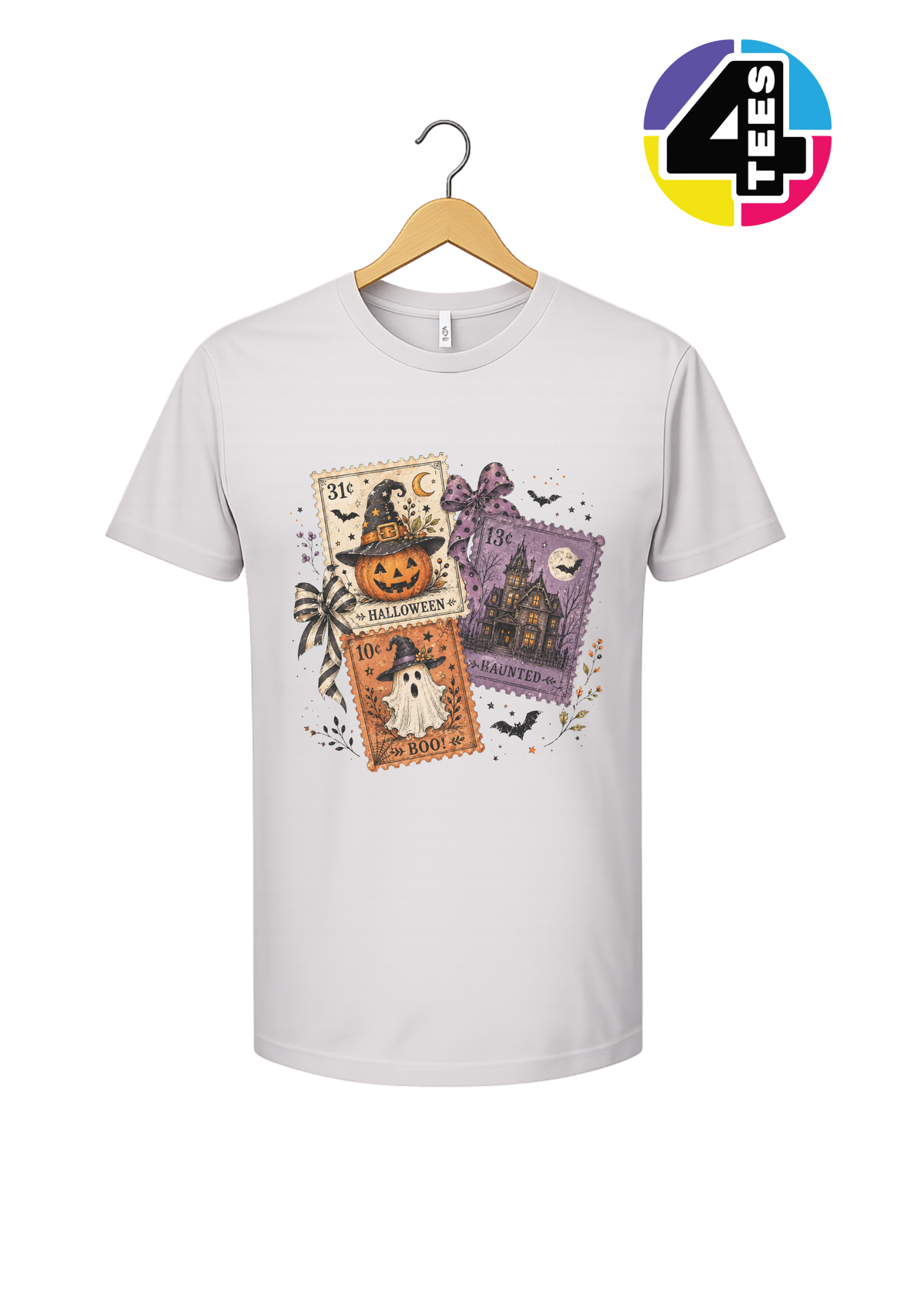 Halloween Haunt Postcards Tee