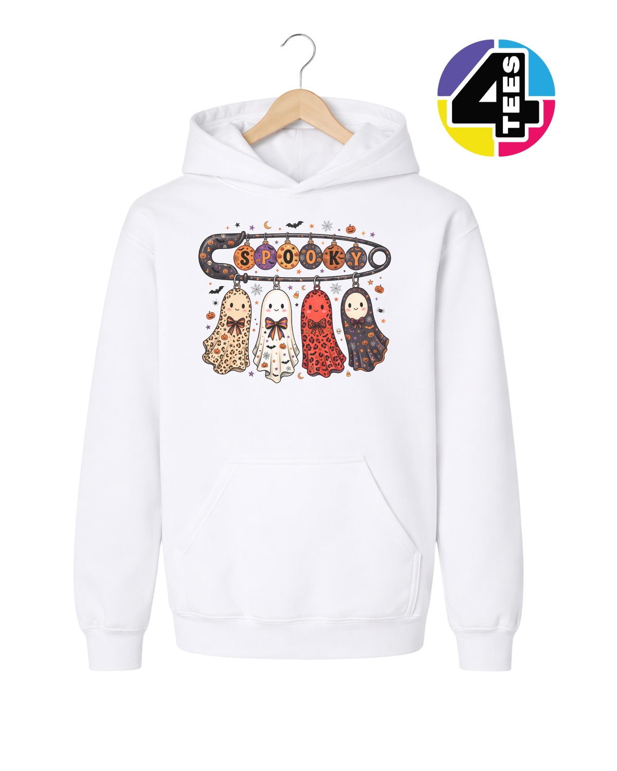 Spooky Sweet Ghost Parade Youth Hoodie