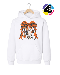 Spooky Season Charm Bow Youth Hoodie