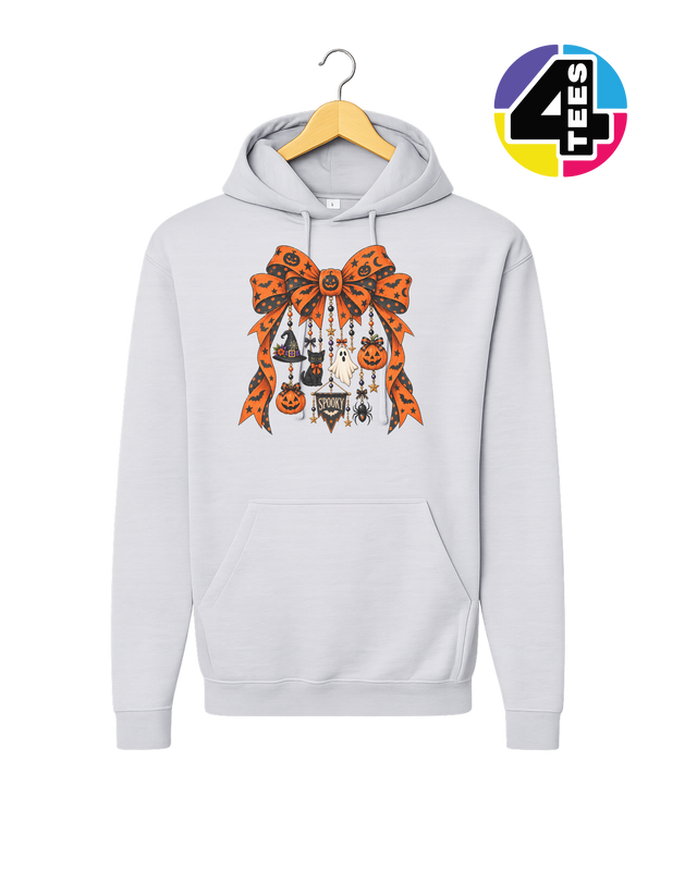 Spooky Season Charm Bow Hoodie