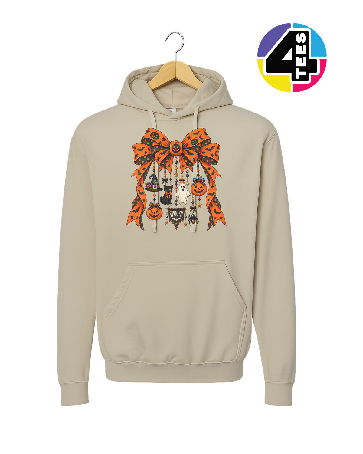 Spooky Season Charm Bow Hoodie