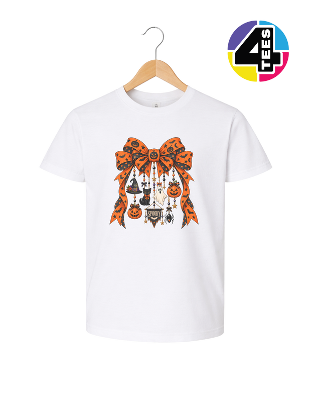 Spooky Season Charm Bow Youth Tee