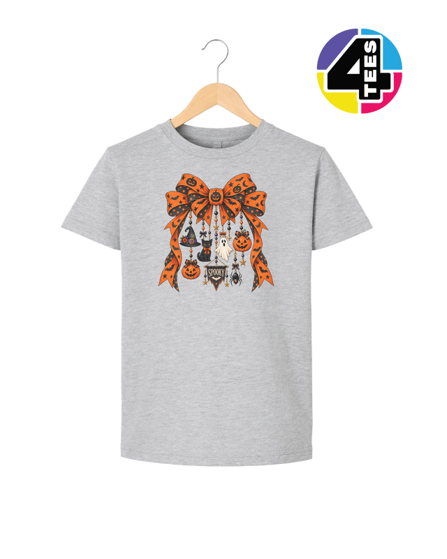 Spooky Season Charm Bow Youth Tee