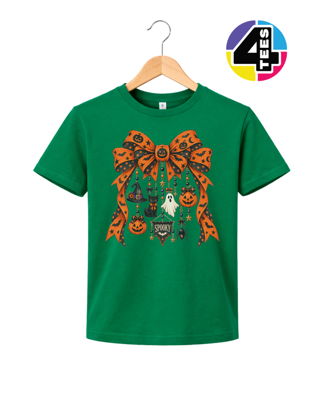 Spooky Season Charm Bow Youth Tee