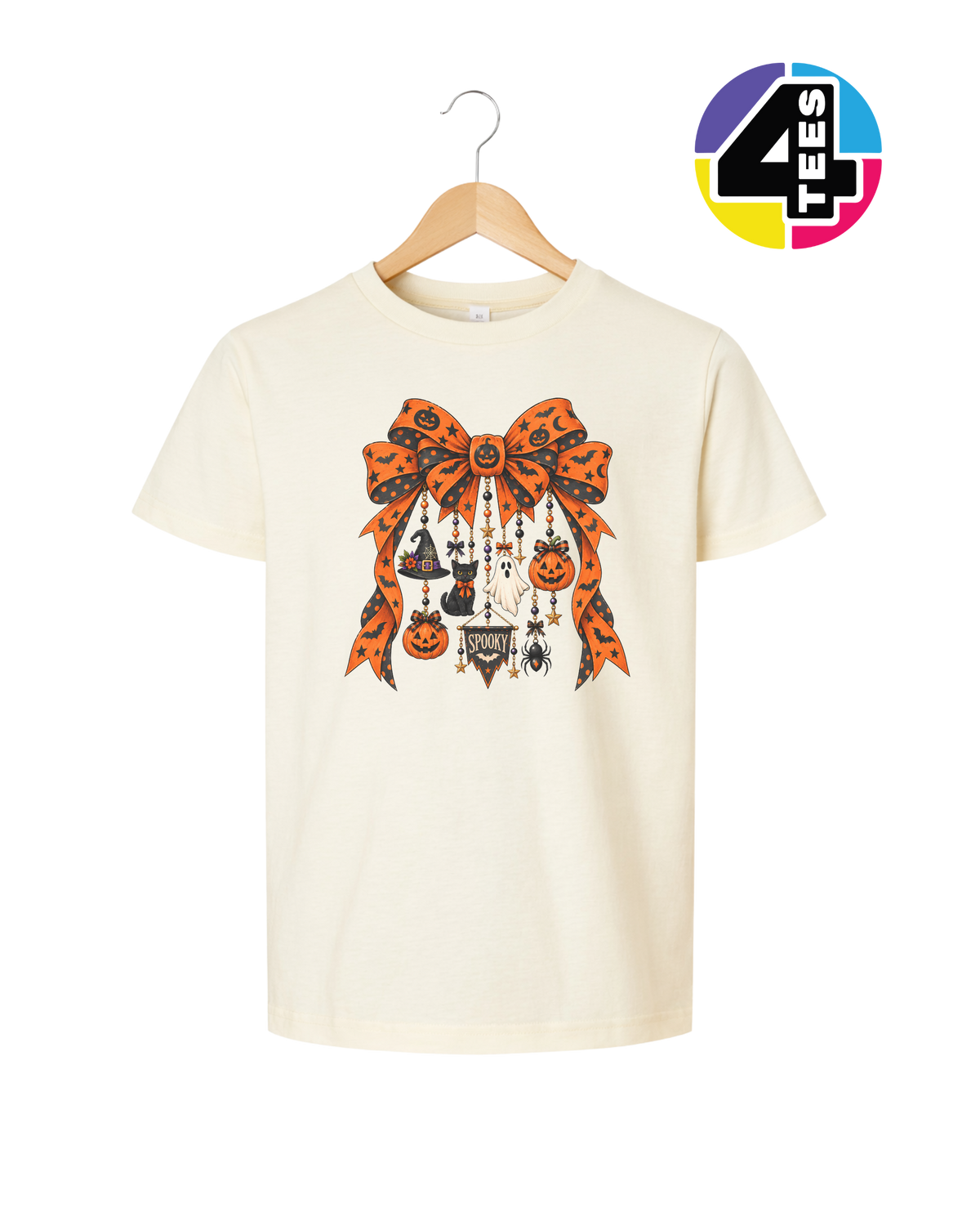 Spooky Season Charm Bow Youth Tee