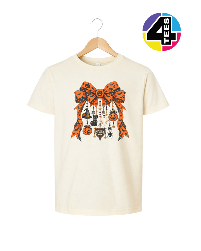 Spooky Season Charm Bow Youth Tee