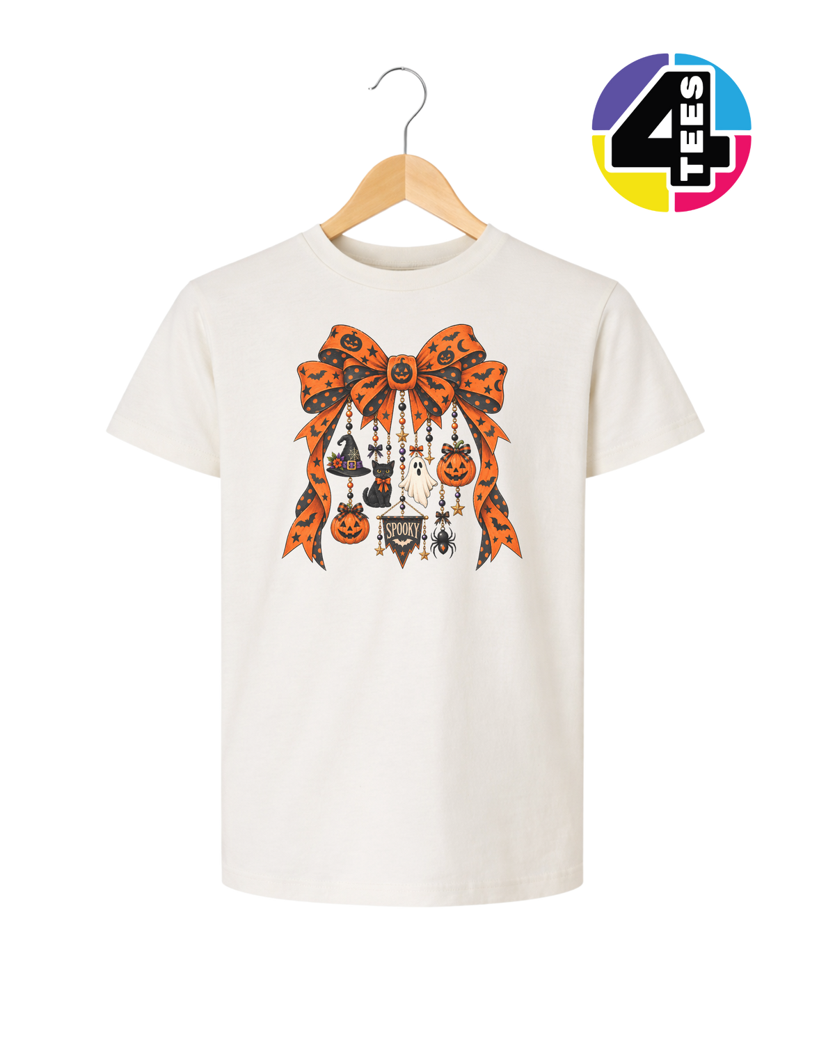 Spooky Season Charm Bow Youth Tee