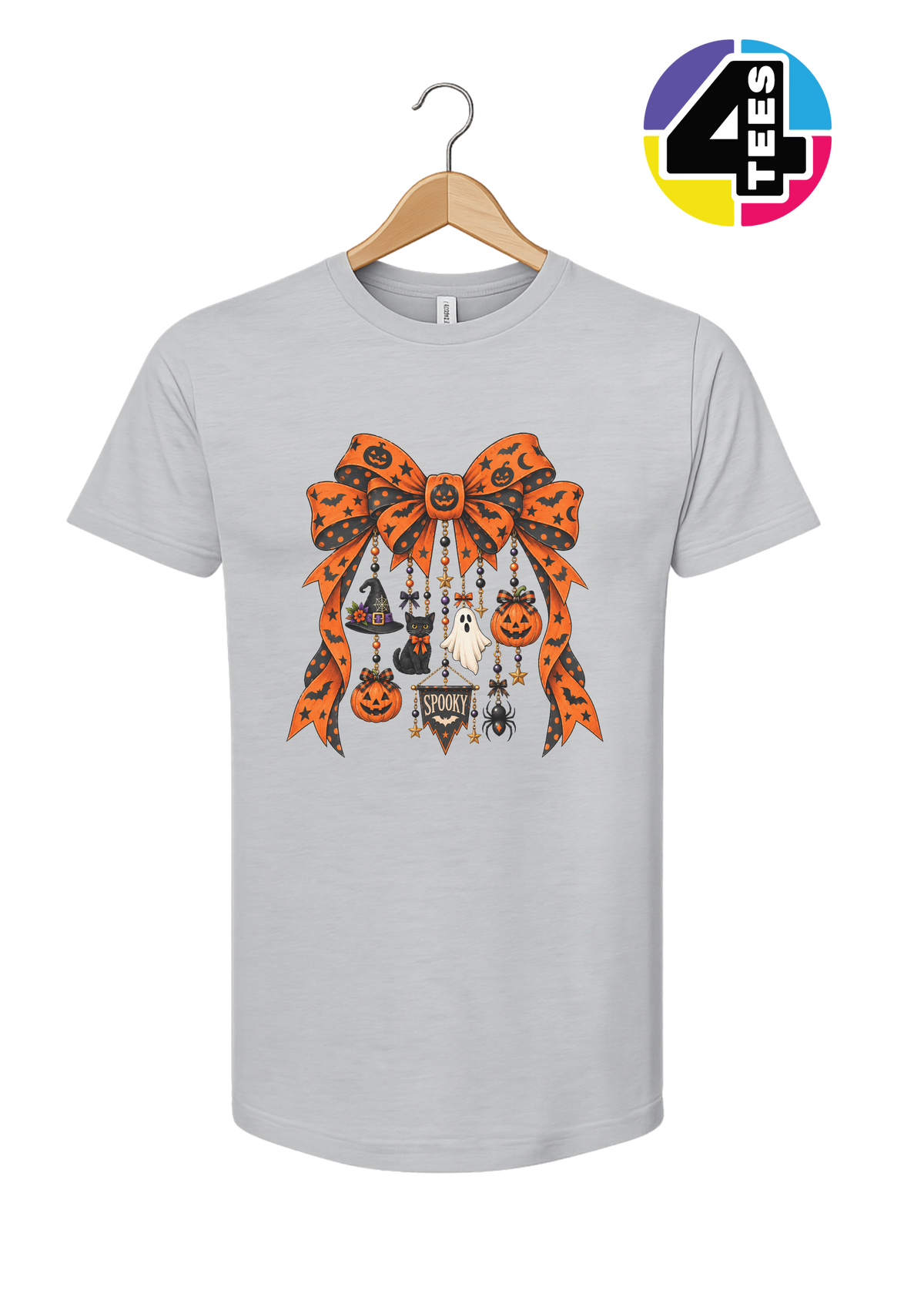 Spooky Season Charm Bow Tee