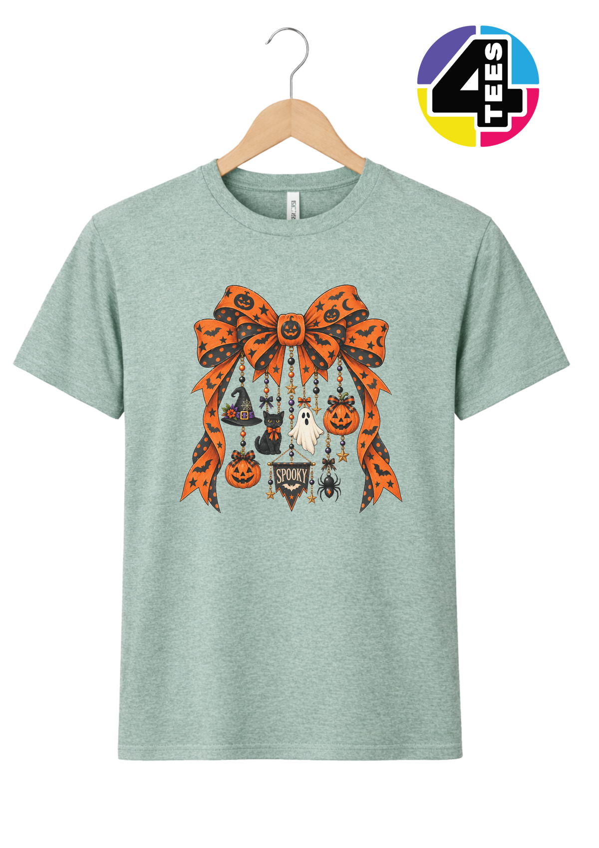 Spooky Season Charm Bow Tee