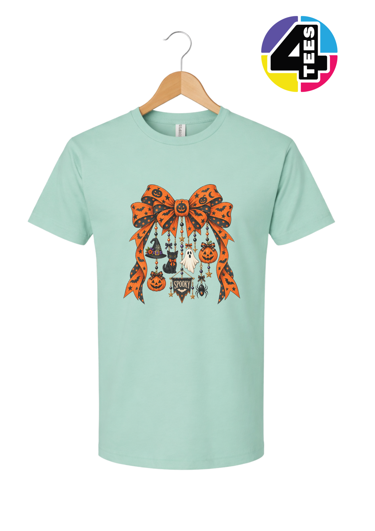Spooky Season Charm Bow Tee