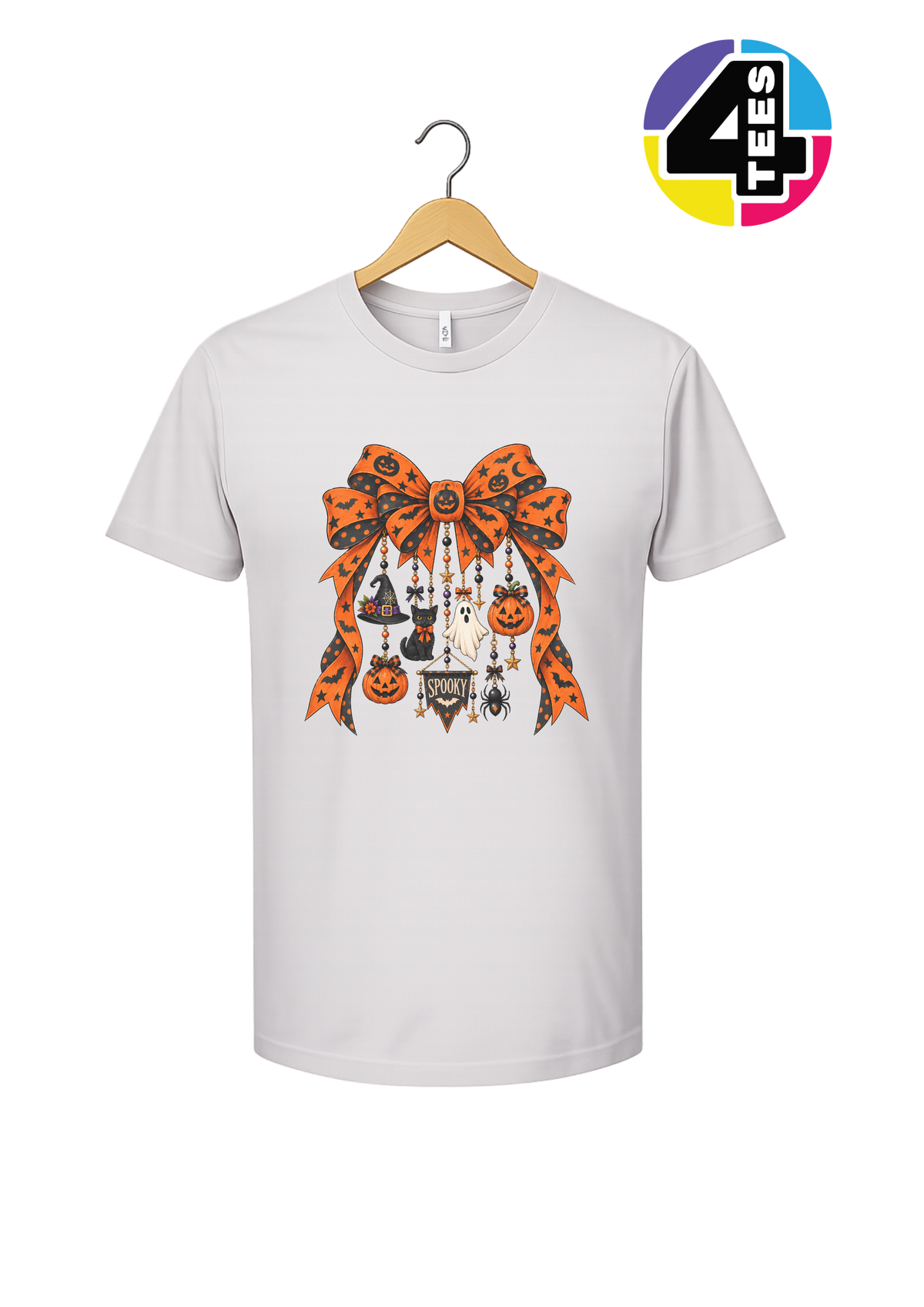 Spooky Season Charm Bow Tee
