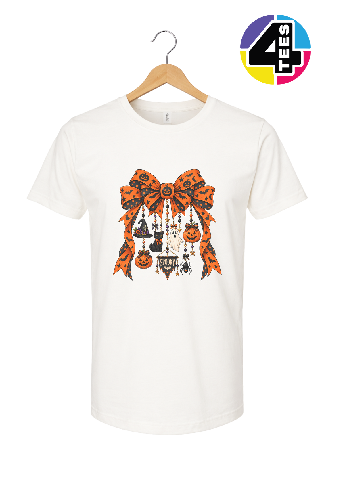 Spooky Season Charm Bow Tee