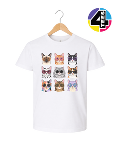 Purrfectly Posh Cats Youth Tee