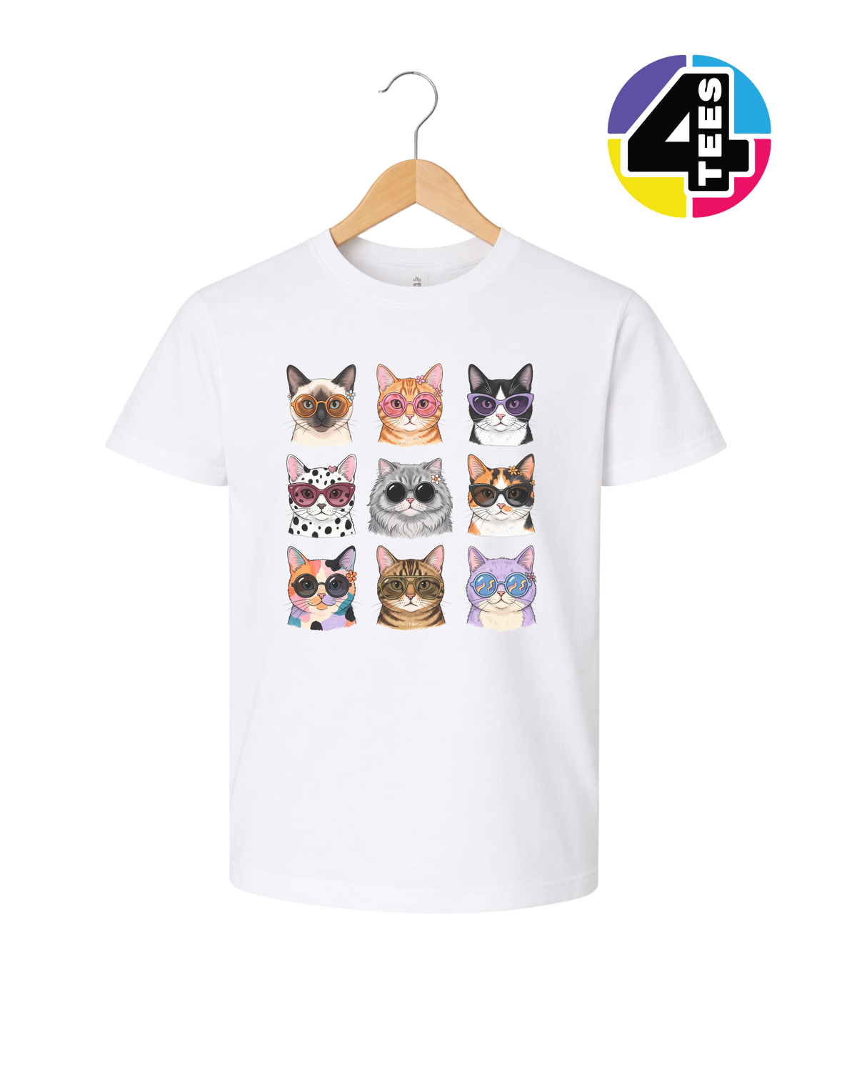 Purrfectly Posh Cats Youth Tee