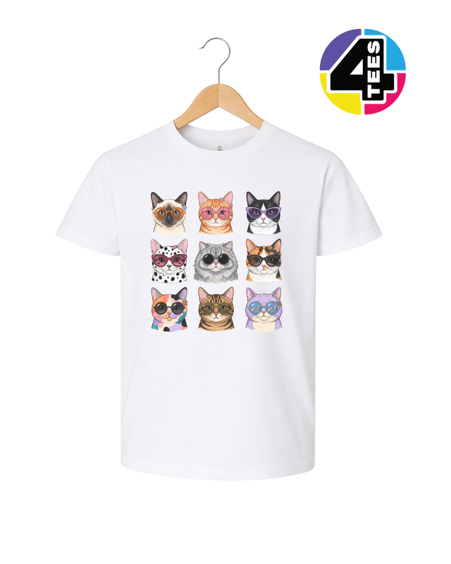 Purrfectly Posh Cats Youth Tee
