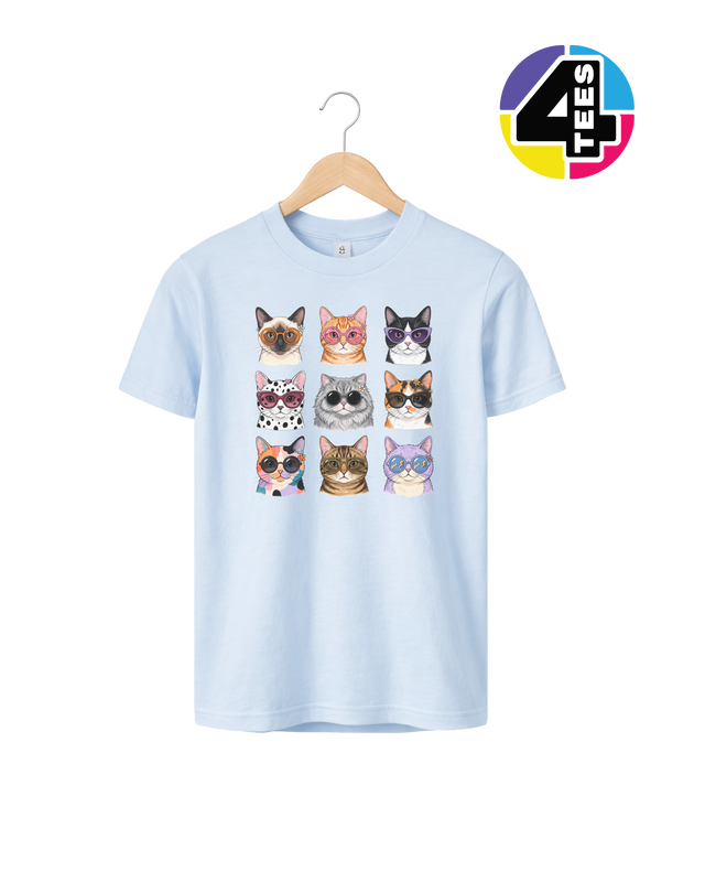 Purrfectly Posh Cats Youth Tee