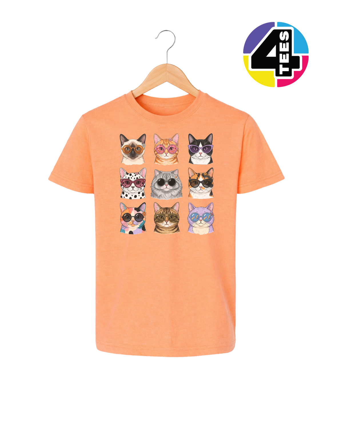 Purrfectly Posh Cats Youth Tee