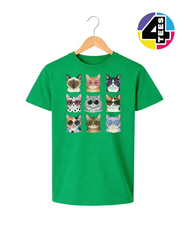 Purrfectly Posh Cats Youth Tee