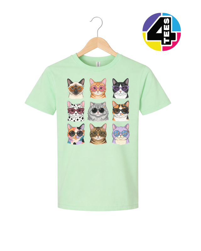 Purrfectly Posh Cats Youth Tee