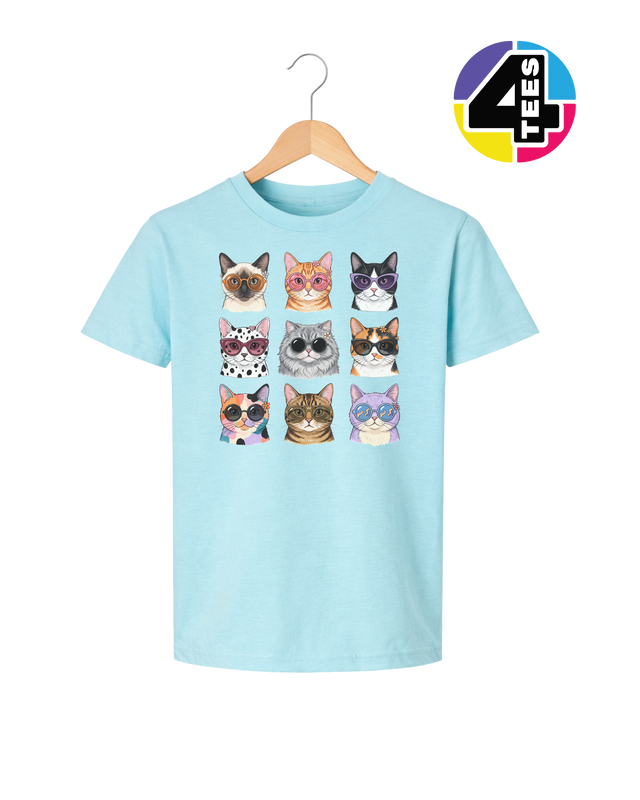 Purrfectly Posh Cats Youth Tee