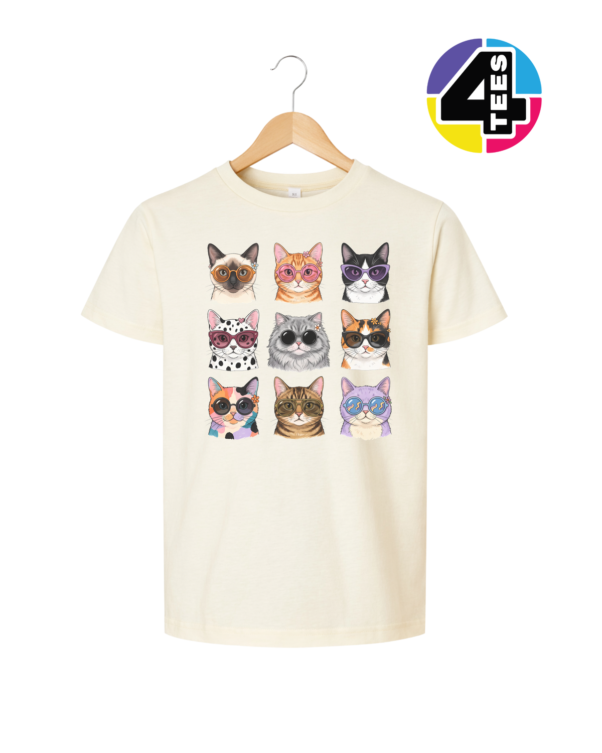Purrfectly Posh Cats Youth Tee